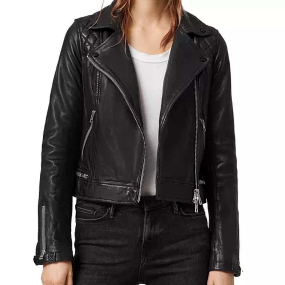 All Saints  Leather Jacket